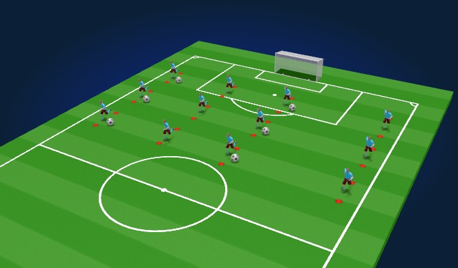 Football Soccer: U9 Close Control (technical: Ball Control, Beginner)