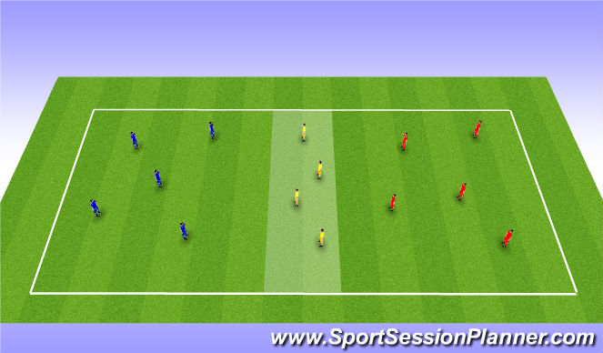 Football/Soccer Session Plan Drill (Colour): Screen 2