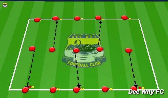 Football/Soccer Session Plan Drill (Colour): Prog.1