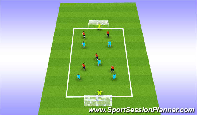 Football/Soccer Session Plan Drill (Colour): Screen 1