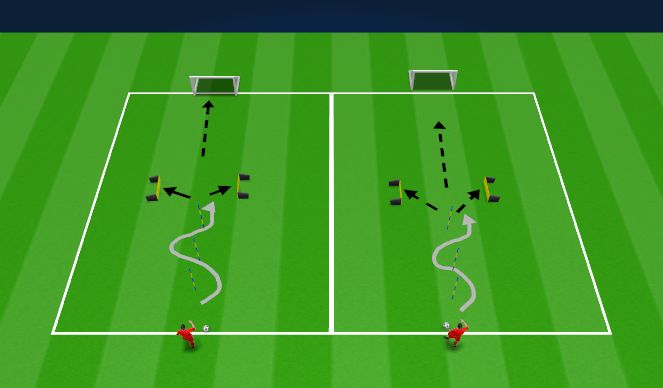 Football/Soccer Session Plan Drill (Colour): Screen 1