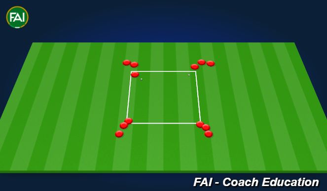 Football/Soccer Session Plan Drill (Colour): Animation 1