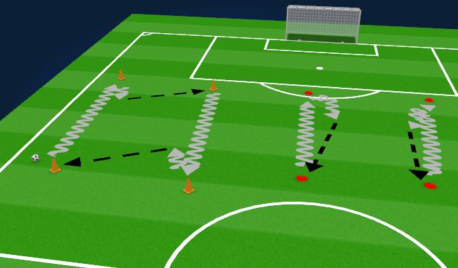 Football/Soccer Session Plan Drill (Colour): Screen 4