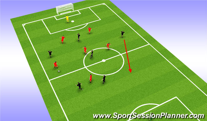 Football/Soccer Session Plan Drill (Colour): Screen 1