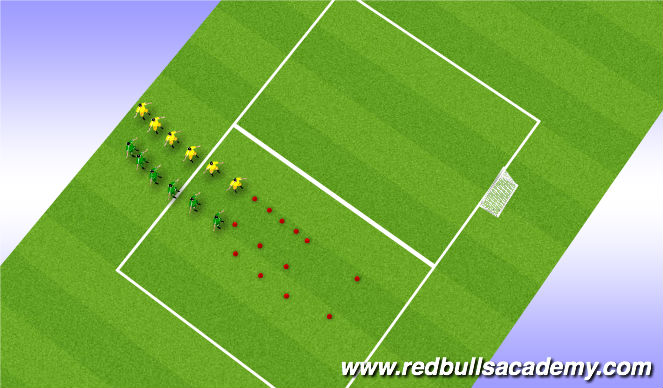 Football/Soccer Session Plan Drill (Colour): Warm up: SAQ