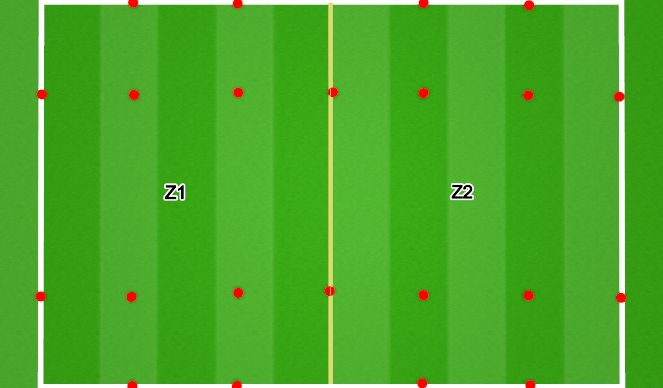 Football/Soccer Session Plan Drill (Colour): Field Layout