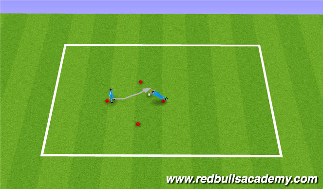 Football/Soccer Session Plan Drill (Colour): Screen 1