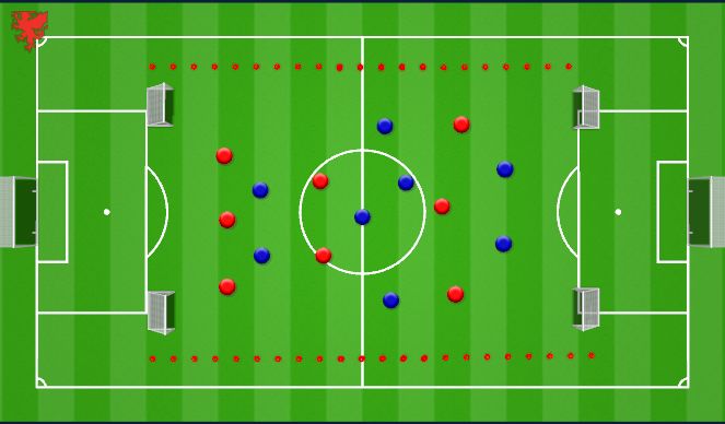 Football/Soccer Session Plan Drill (Colour): Screen 1