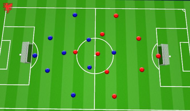 Football/Soccer Session Plan Drill (Colour): Screen 2