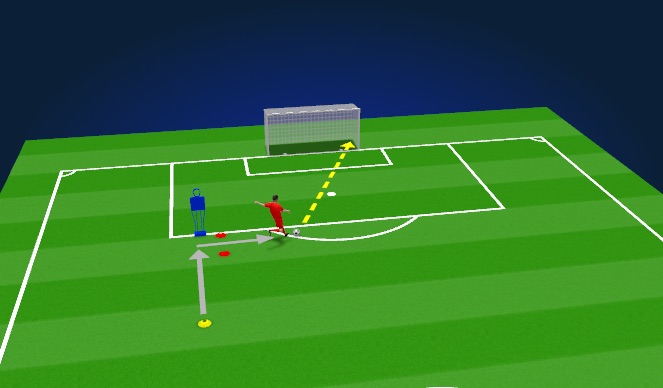 Football/Soccer Session Plan Drill (Colour): Screen 3