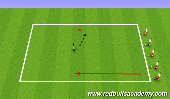 Football/Soccer Session Plan Drill (Colour): Toy Story Escape