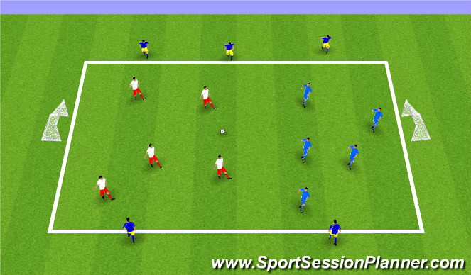 Football/Soccer Session Plan Drill (Colour): Screen 2