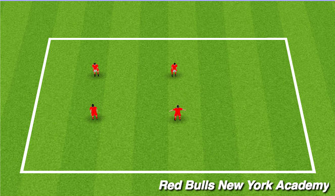 Football/Soccer Session Plan Drill (Colour): Warm-up