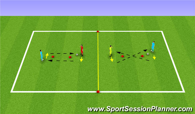 Football/Soccer Session Plan Drill (Colour): Screen 5