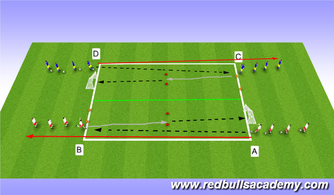 Football/Soccer Session Plan Drill (Colour): Activity 1 / individual