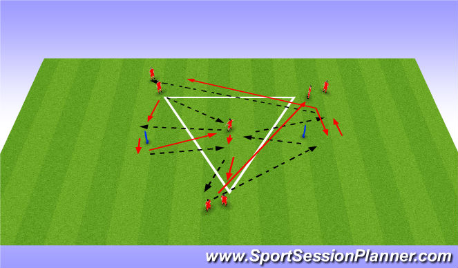 Football/Soccer Session Plan Drill (Colour): Screen 1