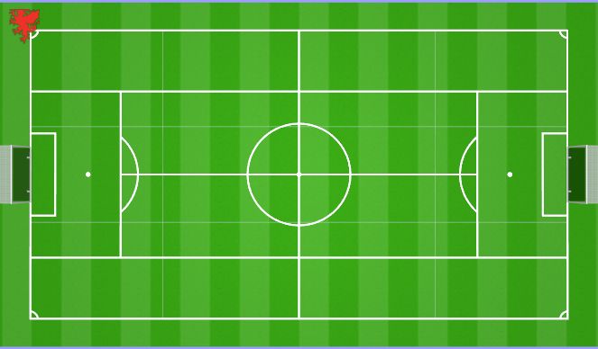 Football/Soccer Session Plan Drill (Colour): SSG