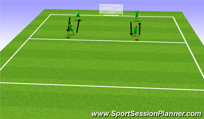 Football/Soccer Session Plan Drill (Colour): Screen 1