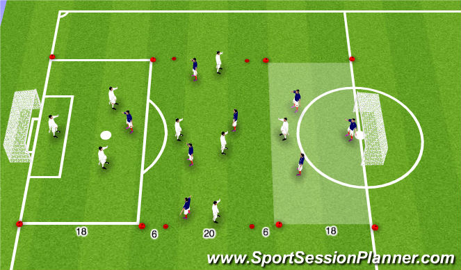 Football/Soccer Session Plan Drill (Colour): Game