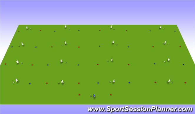 Football/Soccer Session Plan Drill (Colour): Dragging