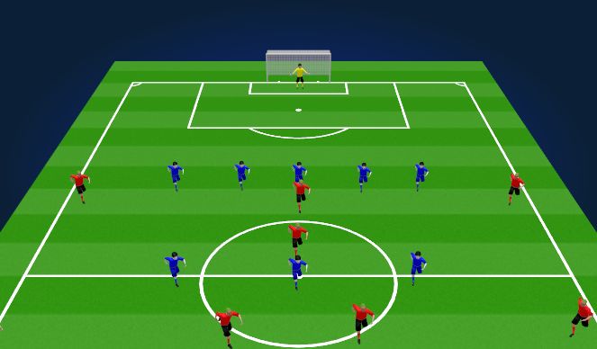 Football/Soccer Session Plan Drill (Colour): Animation 4