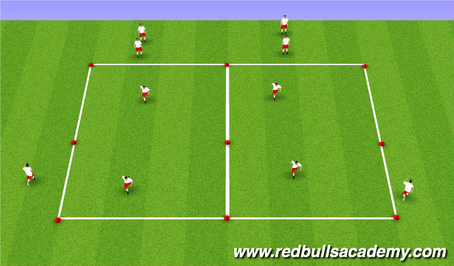 Football/Soccer Session Plan Drill (Colour): SAQ