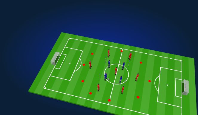 Football/Soccer Session Plan Drill (Colour): Screen 2