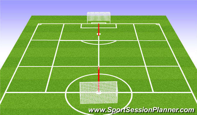 Football/Soccer Session Plan Drill (Colour): Stay out of the space