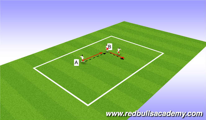 Football/Soccer Session Plan Drill (Colour): Warm Up