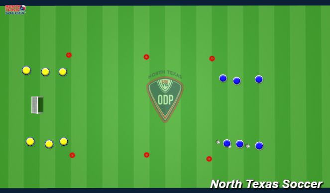 Football/Soccer Session Plan Drill (Colour): Animation 3