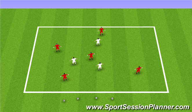 Football/Soccer Session Plan Drill (Colour): Screen 1