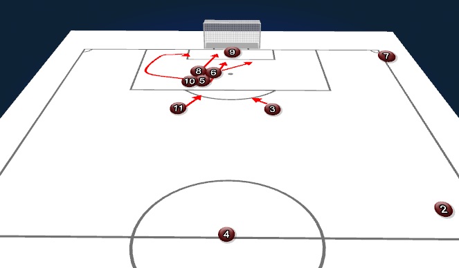 Football/Soccer Session Plan Drill (Colour): Screen 9