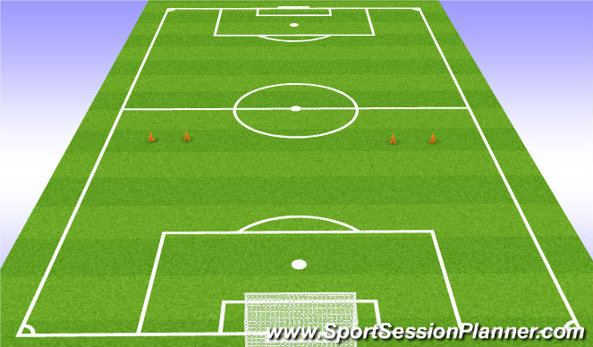 Football/Soccer Session Plan Drill (Colour): Screen 1