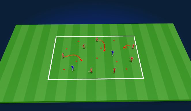 Football/Soccer Session Plan Drill (Colour): Screen 2