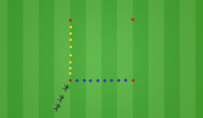 Football/Soccer Session Plan Drill (Colour): Agility