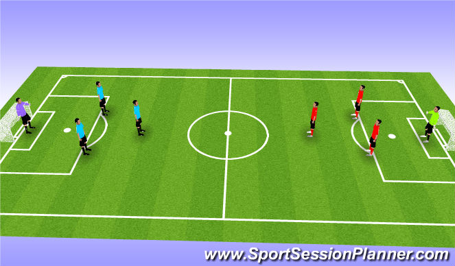 Football/Soccer Session Plan Drill (Colour): Screen 3