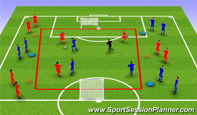 Football/Soccer Session Plan Drill (Colour): Final Game