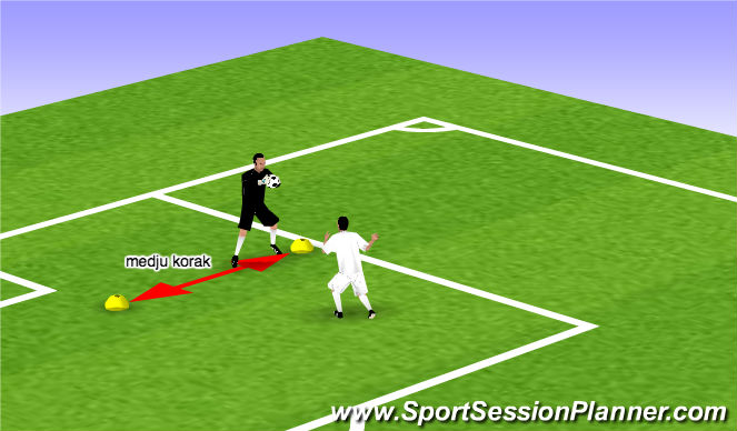 Football/Soccer Session Plan Drill (Colour): Screen 3