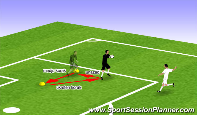 Football/Soccer Session Plan Drill (Colour): Screen 4