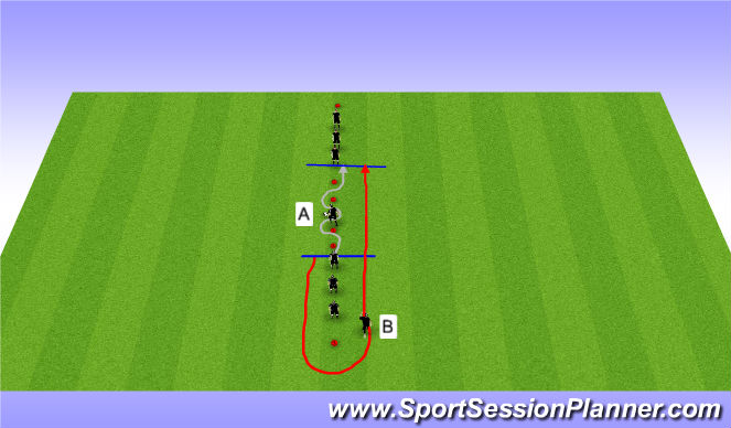 Football/Soccer Session Plan Drill (Colour): Screen 1