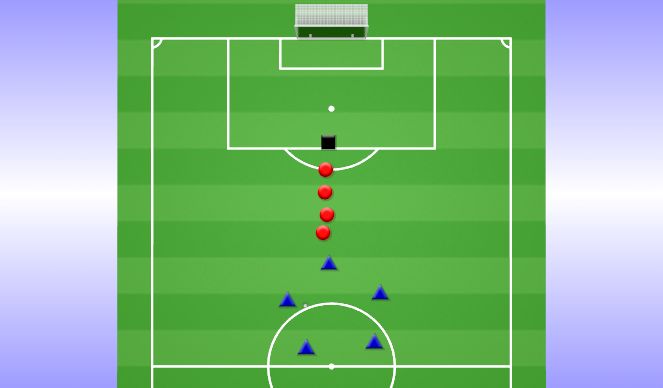 Football/Soccer Session Plan Drill (Colour): Match Prep