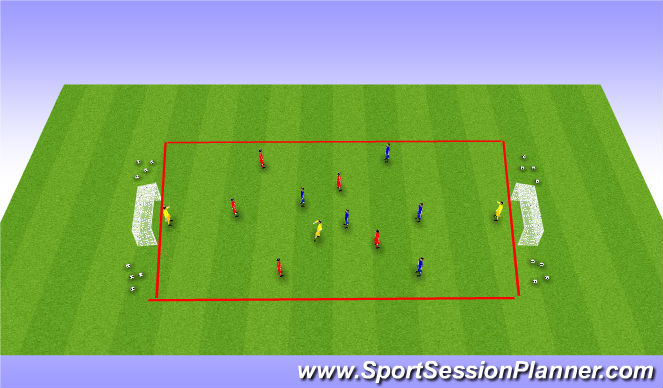 Football/Soccer Session Plan Drill (Colour): Soccer Conditioning (C1W3S1)