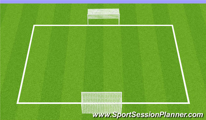 Football/Soccer Session Plan Drill (Colour): Reg. Scrimmage