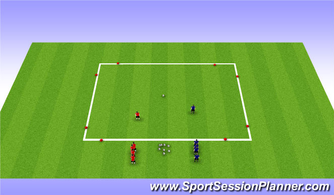 Football/Soccer Session Plan Drill (Colour): Smash Bros