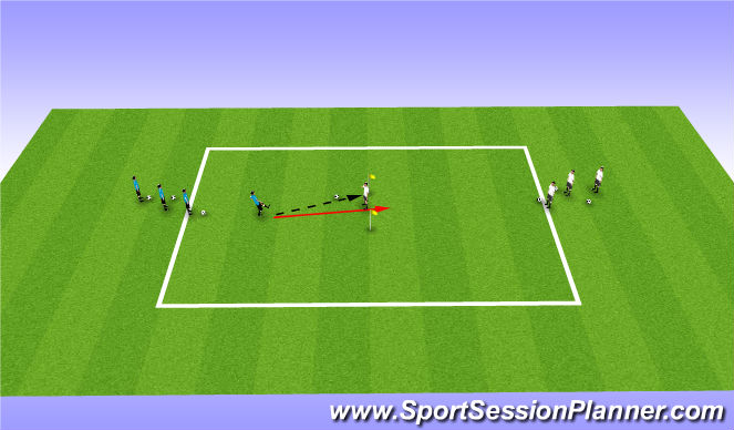 Football/Soccer Session Plan Drill (Colour): Screen 1