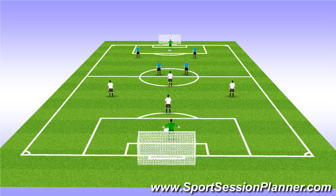 Football/Soccer Session Plan Drill (Colour): Screen 4