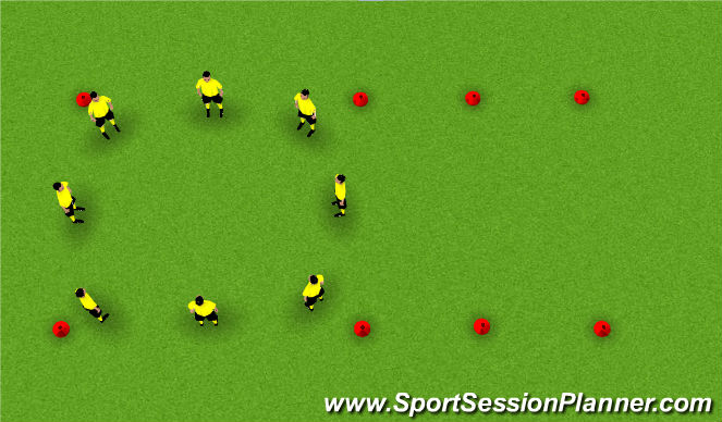 Football/Soccer Session Plan Drill (Colour): Exercise 2