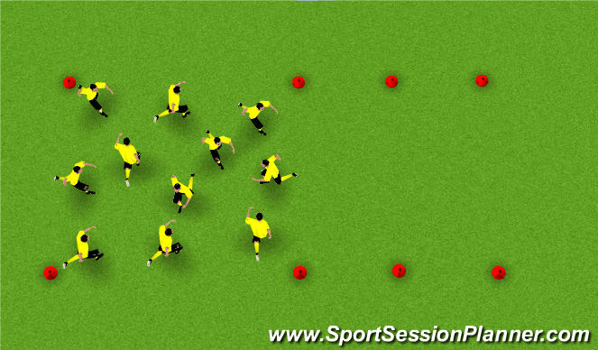 Football/Soccer Session Plan Drill (Colour): Exercise 5