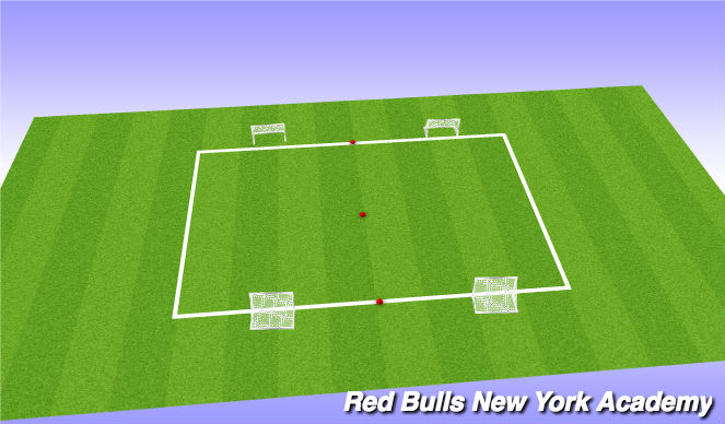 Football/Soccer Session Plan Drill (Colour): Conditioned Game