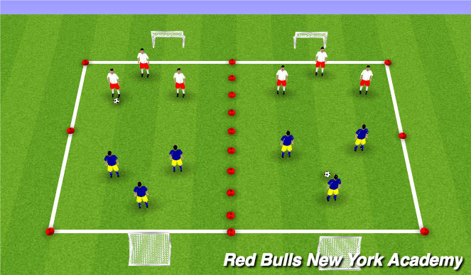 Football/Soccer Session Plan Drill (Colour): Tournament